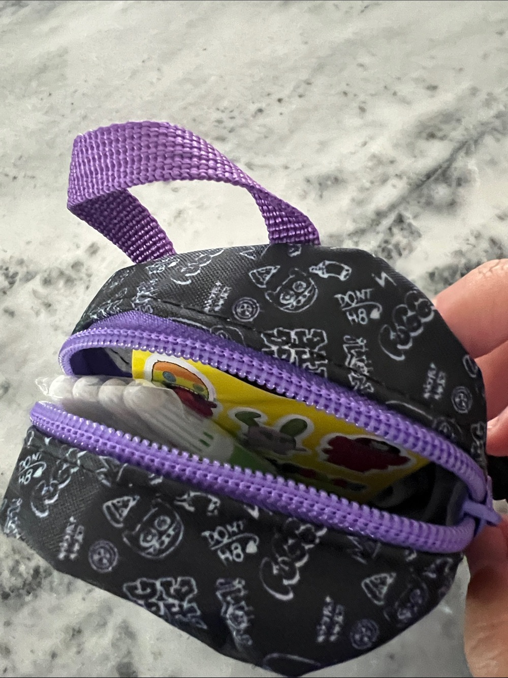 Fuggler Plush Blue Monster Backpack with Keychain (Gift Set) - Picture 5 of 7